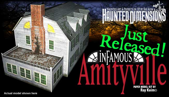 INFAMOUS AMITYVILLE" Paper Model Kit Released! 